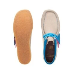 Clarks Wallabee Boot Older Sand Combi 15 Clarks Wallabee Boot Older Sand Combi -Clarks 26168125 W 7