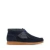 Clarks Wallabee Boot Older Navy Combination -Clarks 26168133 W 1