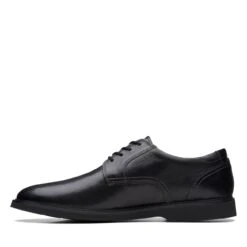 Clarks Malwood Lace Black Leather -Clarks 26168162 W 5