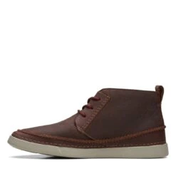 Clarks Gereld Mid Brown Leather -Clarks 26168232 W 5
