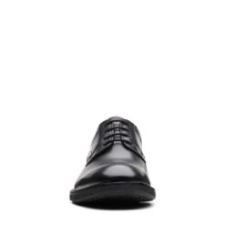 Clarks Un Hugh Lace Black Leather -Clarks 26168322 W 3