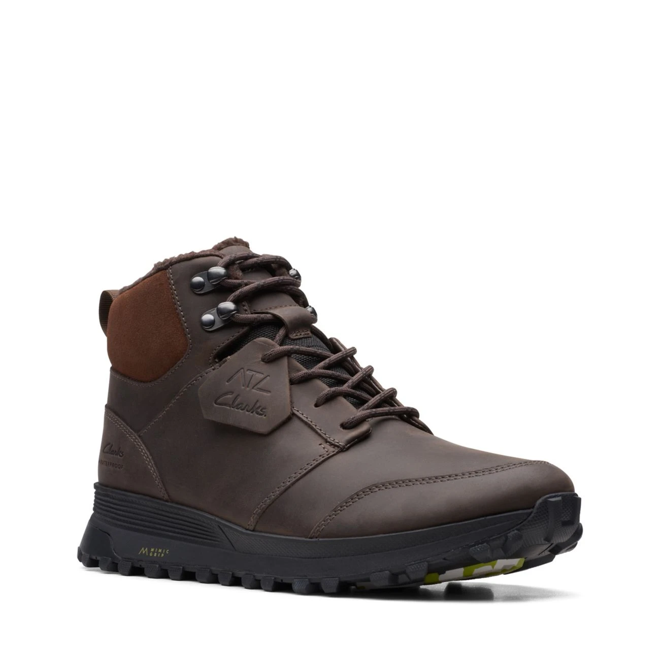 Clarks ATL Trek Up Waterproof Brown Warmlined Leather 4 Clarks ATL Trek Up Waterproof Brown Warmlined Leather - Image 2