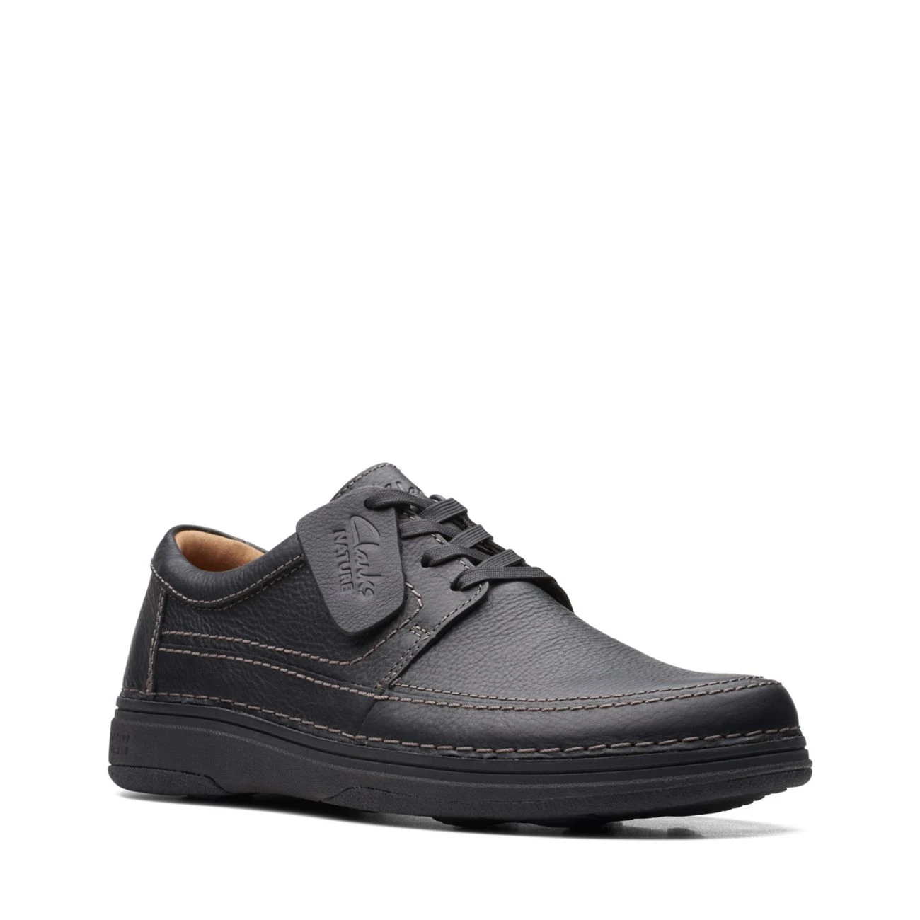 Clarks Nature 5 Lo Black Leather 4 Clarks Nature 5 Lo Black Leather - Image 2
