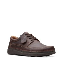 Clarks Nature 5 Lo Dark Brown Leather -Clarks 26168614 W 2