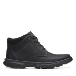 Clarks Bradley Mid Black Tumbled