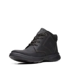 Clarks Bradley Mid Black Tumbled -Clarks 26168659 W 4