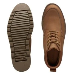 Clarks Hinsdale Mid Dark Sand -Clarks 26168856 W 7