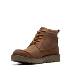 Clarks Hinsdale Mid Tan Leather -Clarks 26168872 W 4