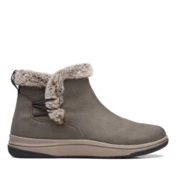 Clarks Breeze Fur Dark Olive