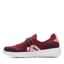 Clarks Ezera Run Burgundy Combi -Clarks 26168911 W 5