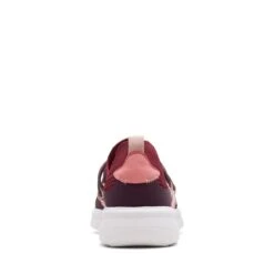 Clarks Ezera Run Burgundy Combi -Clarks 26168911 W 6