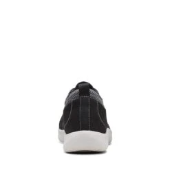 Clarks Adella Trace Black Textile -Clarks 26168948 W 6