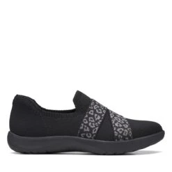 Clarks Adella Stride Black Knit