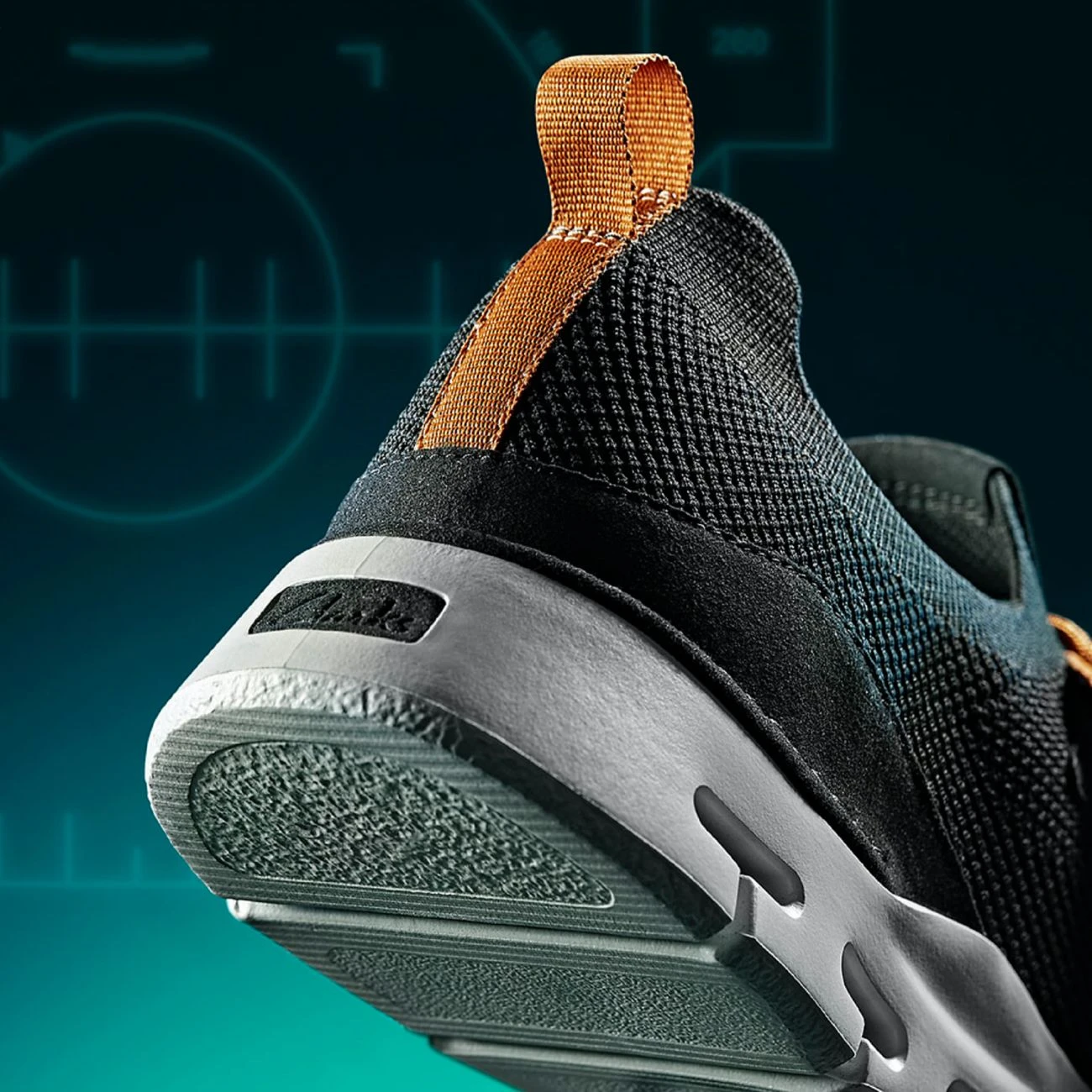 Clarks Nature X Lo Black Knit 7 Clarks Nature X Lo Black Knit - Image 5