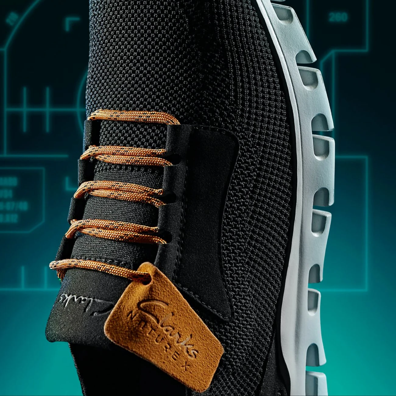 Clarks Nature X Lo Black Knit 8 Clarks Nature X Lo Black Knit - Image 6