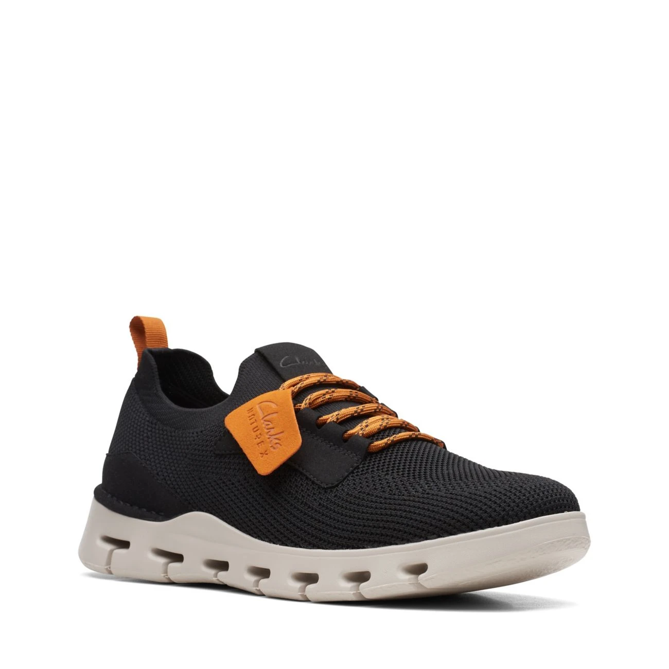 Clarks Nature X Lo Black Knit 10 Clarks Nature X Lo Black Knit - Image 8