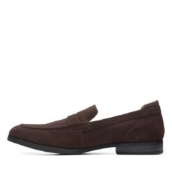 Clarks Bradish Ease Dark Brown Suede -Clarks 26169172 W 5