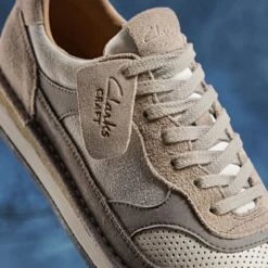 Clarks Craft Run Tor Grey Combination -Clarks 26169231 W 13