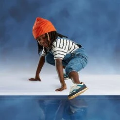 Clarks Craft Run Tor Kid Navy Combination -Clarks 26169327 W 11