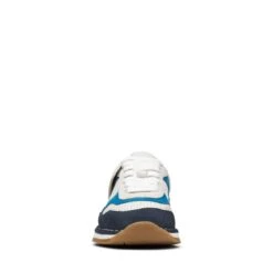 Clarks Craft Run Tor Kid Navy Combination -Clarks 26169327 W 3