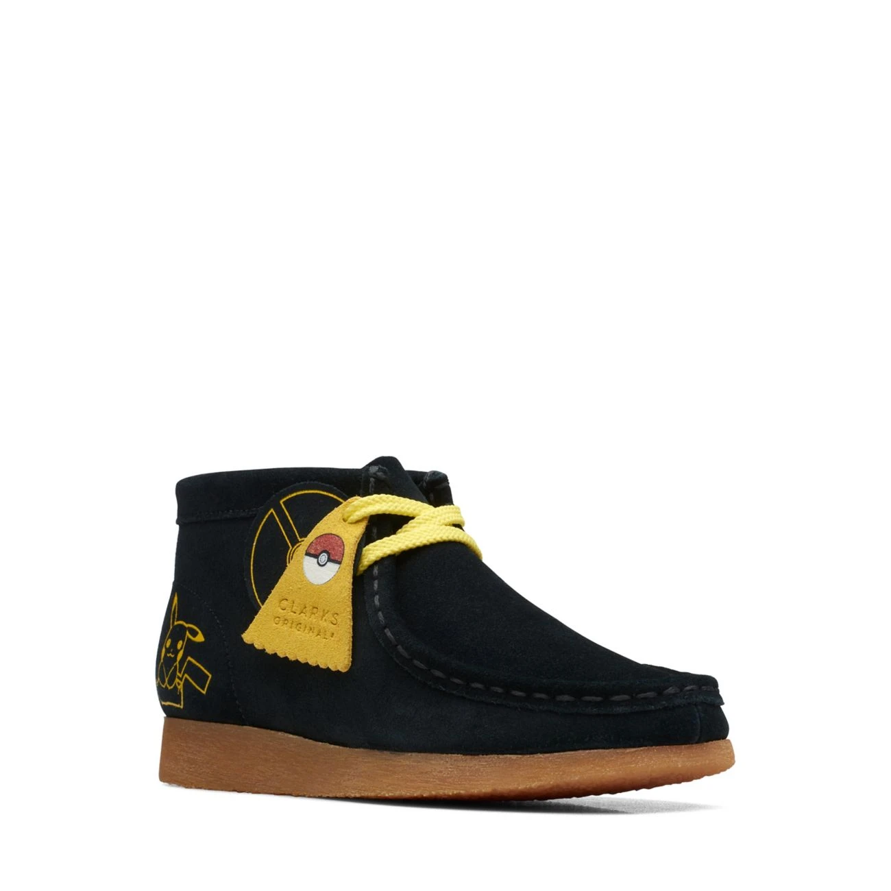 Clarks Wallabee Mist Older Black Print 4 Clarks Wallabee Mist Older Black Print - Image 2
