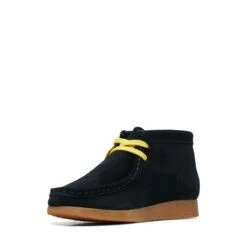 Clarks Wallabee Mist Older Black Print 12 Clarks Wallabee Mist Older Black Print -Clarks 26169543 W 4