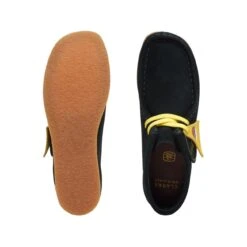 Clarks Wallabee Mist Older Black Print 15 Clarks Wallabee Mist Older Black Print -Clarks 26169543 W 7