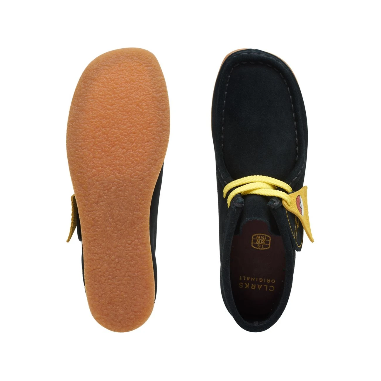 Clarks Wallabee Mist Older Black Print 9 Clarks Wallabee Mist Older Black Print - Image 7