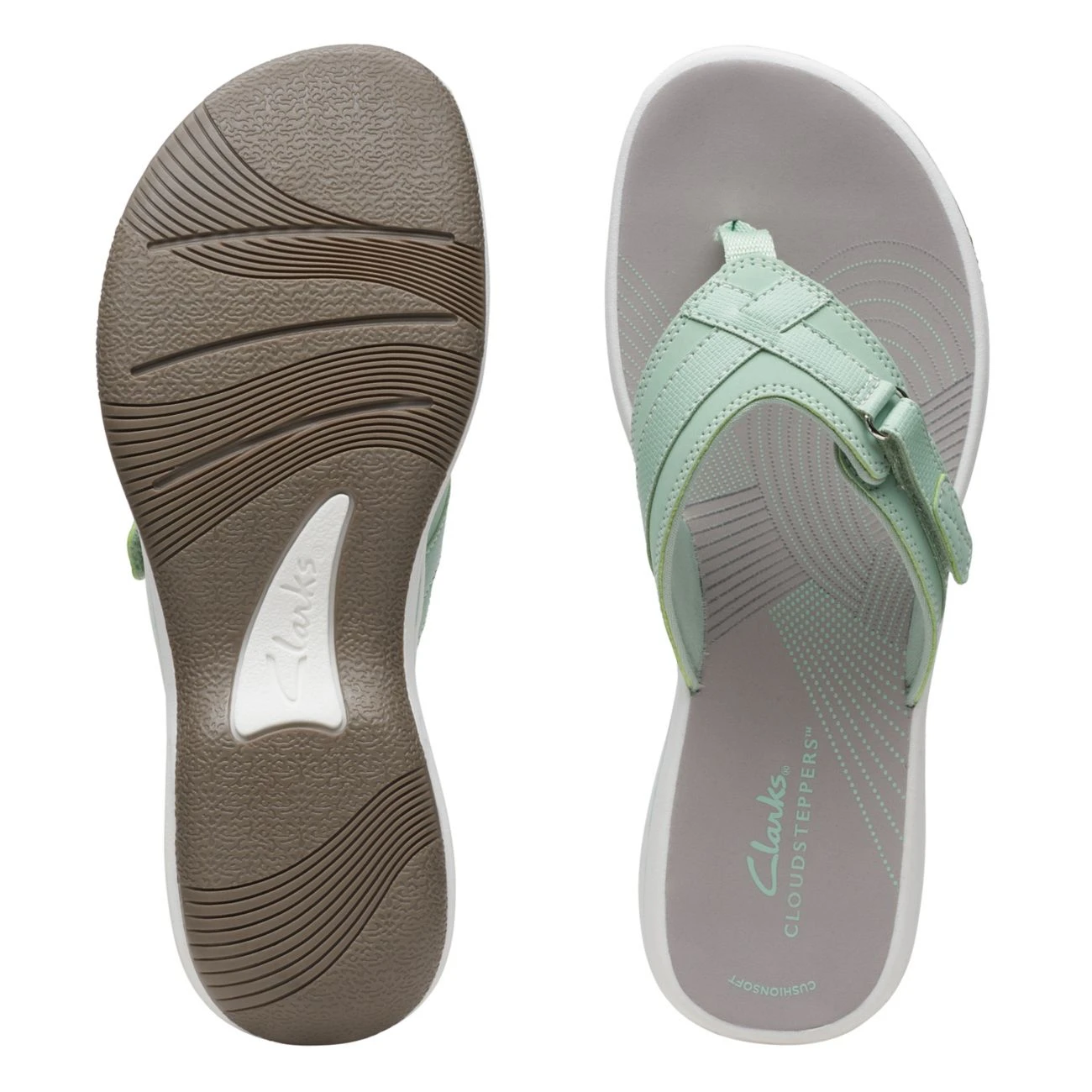 Clarks BREEZE SEA Pale Green 9 Clarks BREEZE SEA Pale Green - Image 7