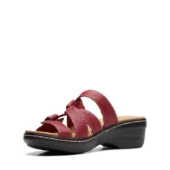 Clarks Merliah Karli Red Leather -Clarks 26170011 W 4