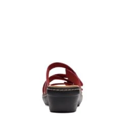 Clarks Merliah Karli Red Leather -Clarks 26170011 W 6