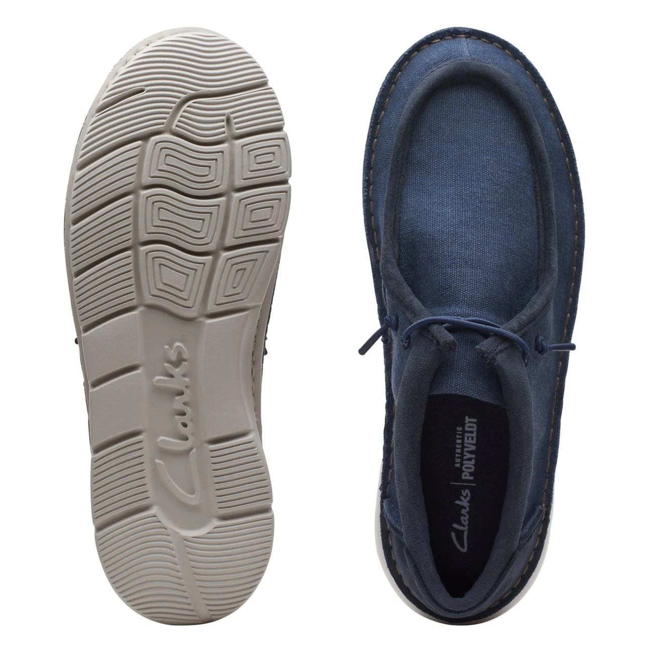 Clarks Colehill Easy Navy Canvas 9 Clarks Colehill Easy Navy Canvas - Image 7