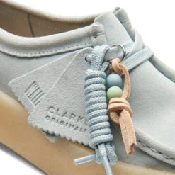 Clarks Wallabee Cup Blue Suede -Clarks 26170042 W 8