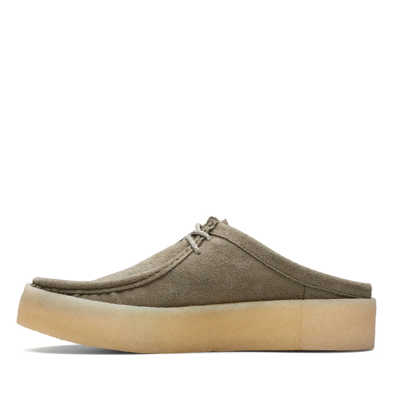 Clarks Wallabee Cup Lo Olive Eco Lea 7 Clarks Wallabee Cup Lo Olive Eco Lea - Image 5