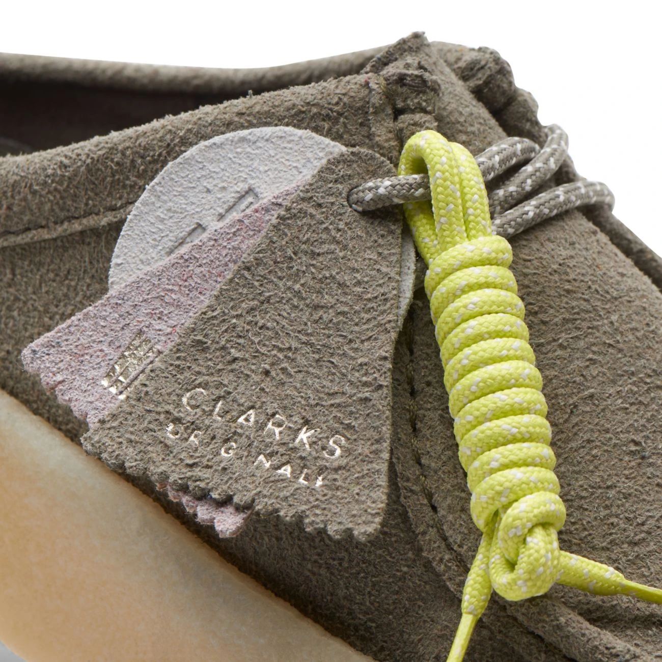 Clarks Wallabee Cup Lo Olive Eco Lea 10 Clarks Wallabee Cup Lo Olive Eco Lea - Image 8
