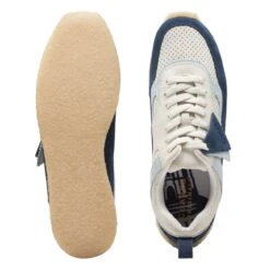 Clarks 8th St Lockhill Dark Blue Combi -Clarks 26170099 W 7