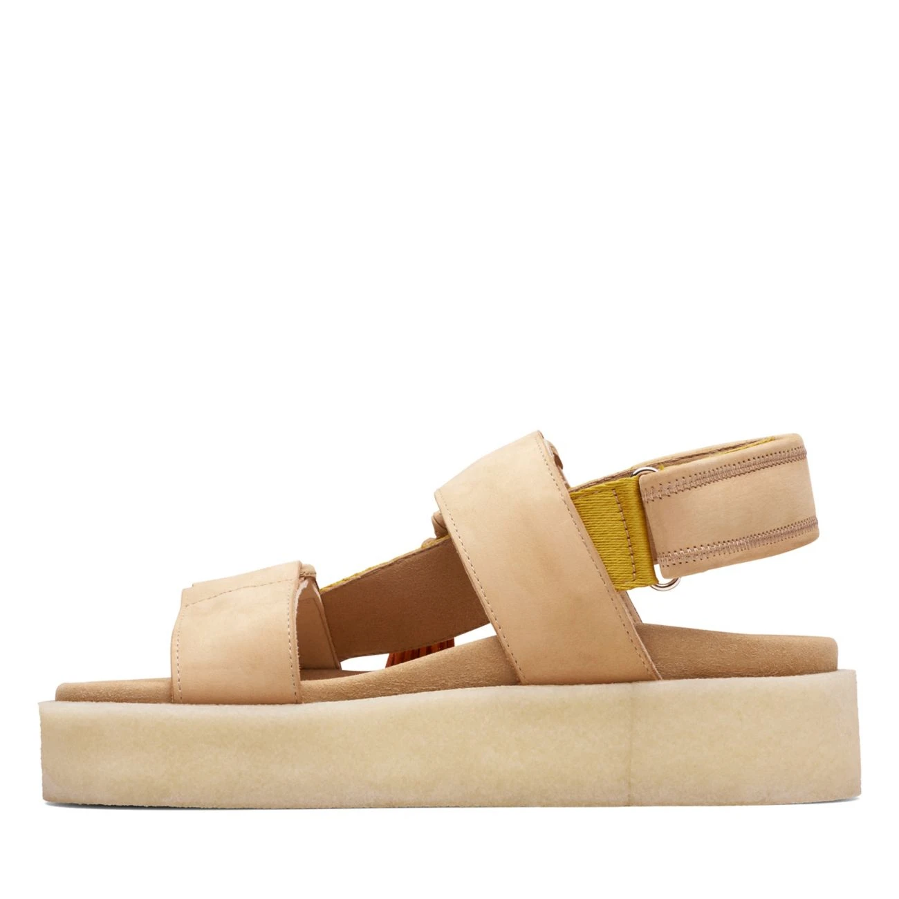 Clarks Crepe Sandal Sand Combi 7 Clarks Crepe Sandal Sand Combi - Image 5
