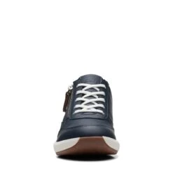 Clarks Un Rio Zip Navy Combination -Clarks 26170213 W 3
