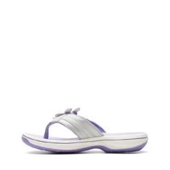 Clarks Brinkley Arla K Silver Combi -Clarks 26170292 W 5