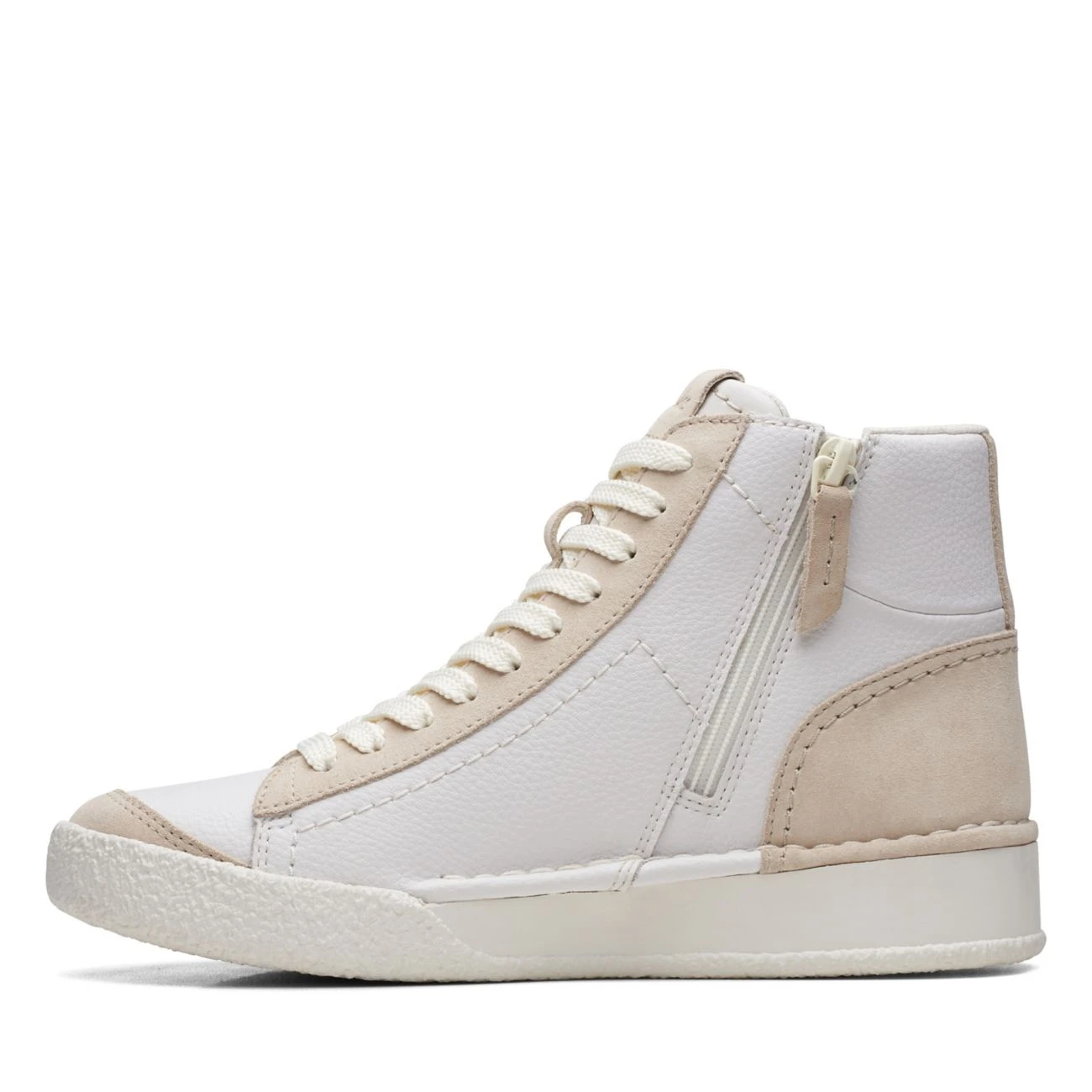 Clarks Craft Cup Rise Off White Combi 7 Clarks Craft Cup Rise Off White Combi - Image 5