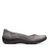 Clarks Cora Iris Pewter Metallic 2 Clarks Cora Iris Pewter Metallic -Clarks 26170464 W 1