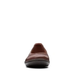 Clarks Cora Iris Dark Tan Leather -Clarks 26170465 W 3
