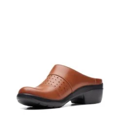 Clarks Angie Maye Dark Tan Leather -Clarks 26170515 W 4