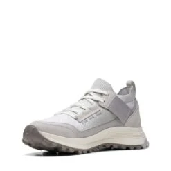 Clarks ATL Trek Knit Waterproof Light Grey Combination -Clarks 26170570 W 4