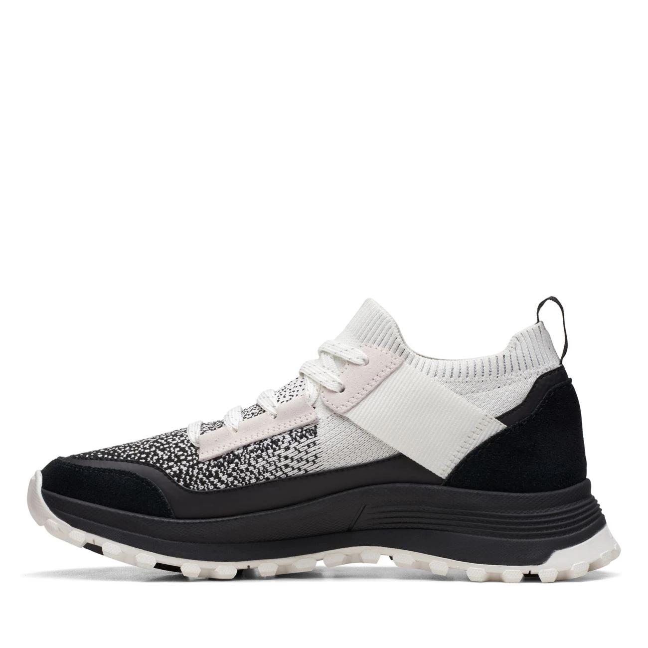 Clarks ATL Trek Knit Waterproof Off White Text 7 Clarks ATL Trek Knit Waterproof Off White Text - Image 5