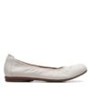 Clarks Rena Hop White Leather