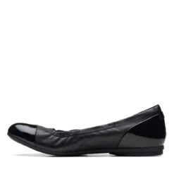Clarks Rena Jazz Black Leather -Clarks 26170592 W 5