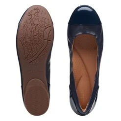 Clarks Rena Jazz Navy Leather 15 Clarks Rena Jazz Navy Leather -Clarks 26170594 W 7