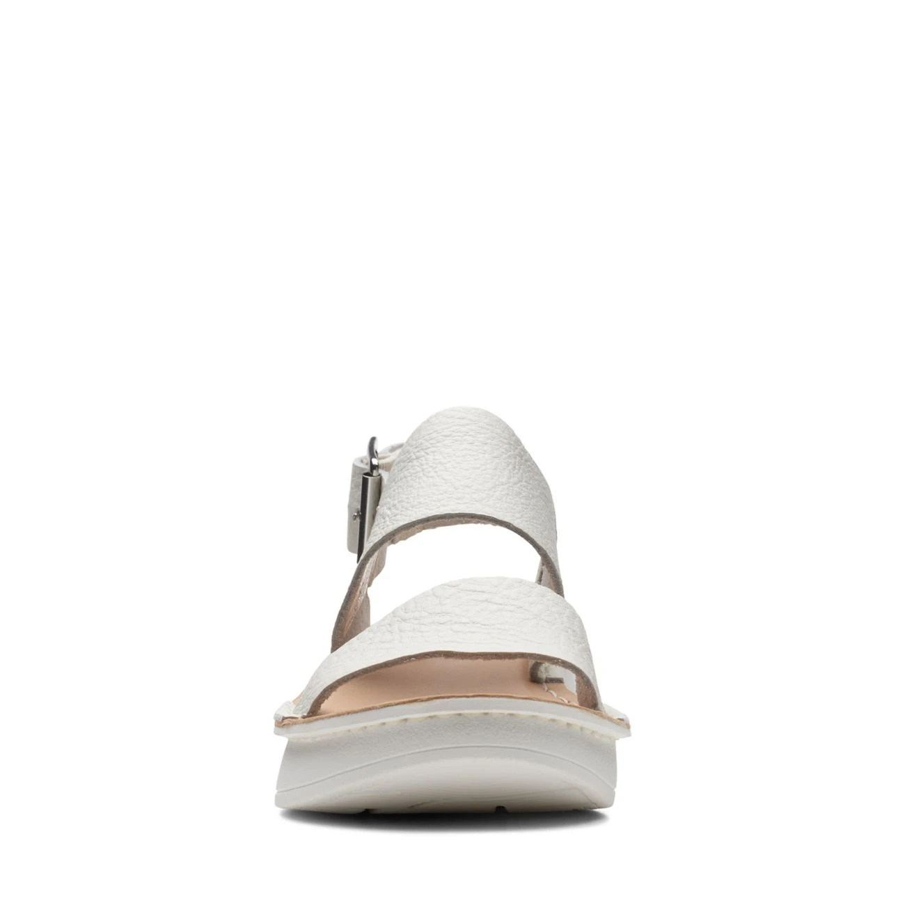 Clarks Velhill Strap Off White Leather 5 Clarks Velhill Strap Off White Leather - Image 3