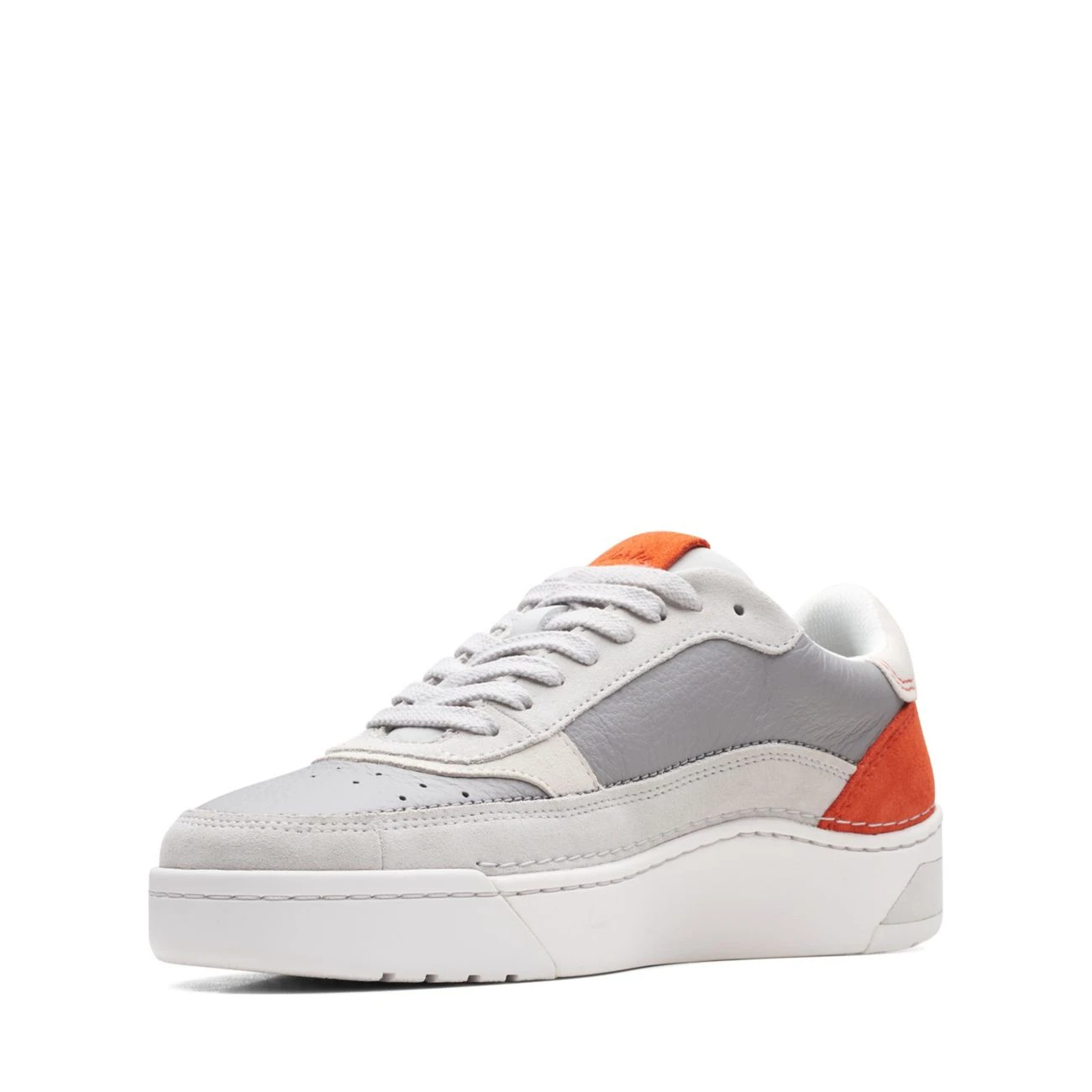 Clarks Craft Court Lace Grey Combination 6 Clarks Craft Court Lace Grey Combination - Image 4